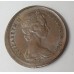 AUSTRALIA 1966 . ONE 1 CENT COIN . ERROR . OFF CENTRE MIS-STRIKE